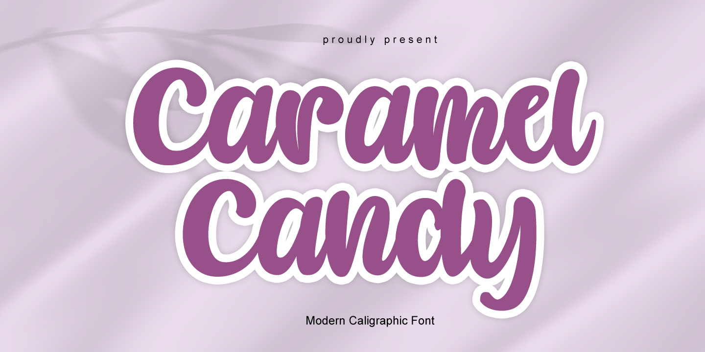 Caramel Candy Font preview